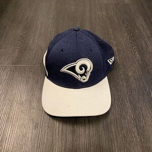 LA Rams Navy and White hat